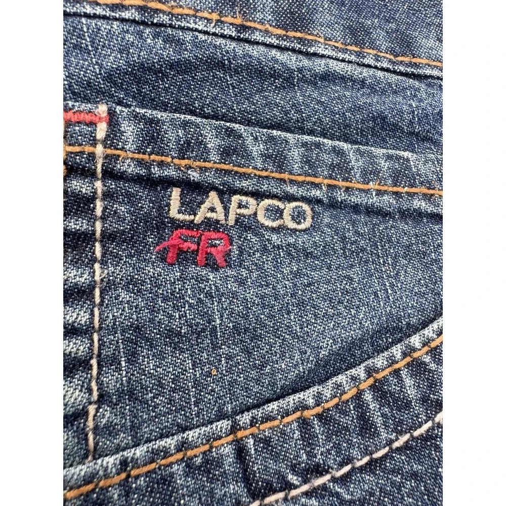 LAPCO FR Fire Resistant Jeans Mens 30x34 Straight Leg Denim P INDM10 Modern Fit